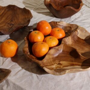 Drei Formen der Natur – Die Teakholzschale