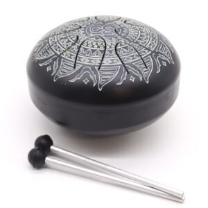 Happy Drum Om Mandala Engraved - 16cm