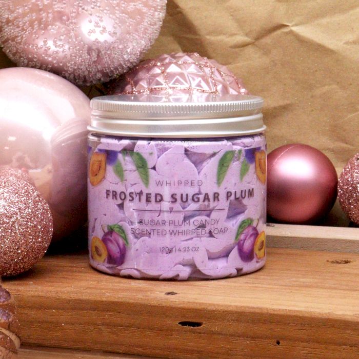 Frosted Sugar Plum Whipped Cream Soap 120g – Bild 3