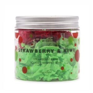 Strawberry & Kiwi Whipped Cream Soap 120g